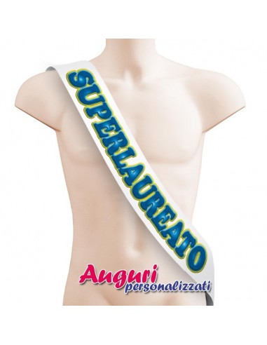 Fascia per premiazione super laureato