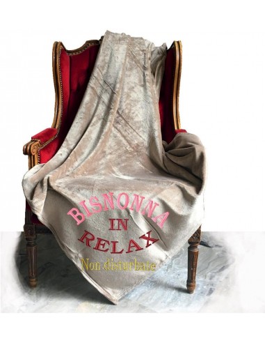 Plaid ricamato-Bisnonna in Relax
