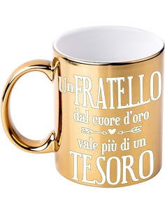 Tazza oro-Fratello-Sorella