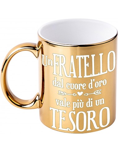 Tazza oro-Fratello-Sorella