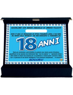 Targa premio 18 anni...