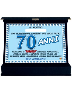Targa premio 70 anni...