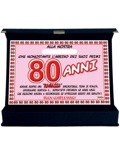 Targa premio 80 anni...