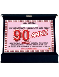 Targa premio 90 anni...