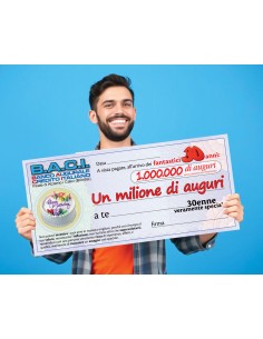 Maxi biglietto Assegno*30 anni