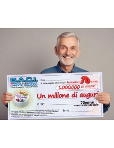 Maxi biglietto Assegno*70 anni