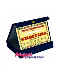 Targa per la compratrice...