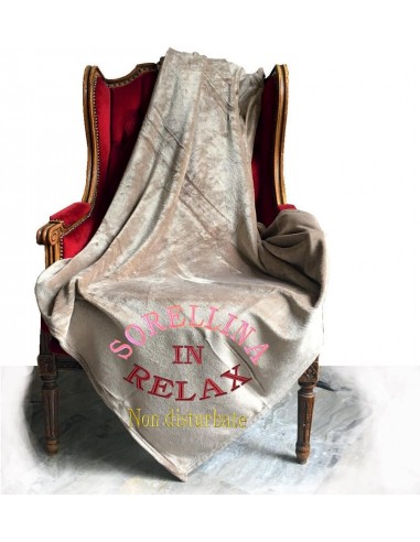 Plaid ricamato-Sorellina in Relax