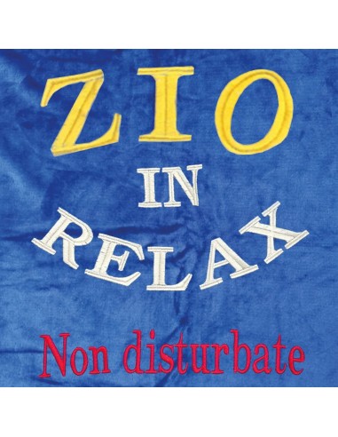 Plaid ricamato Zio in Relax