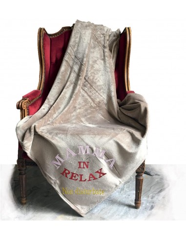 Plaid ricamato-Mamma in Relax