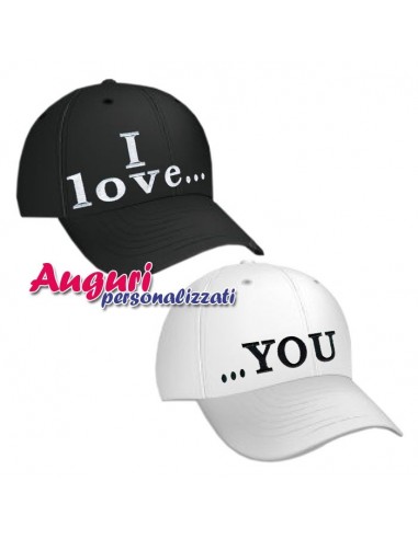 Cappellini per coppia "I Love You"