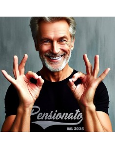 T-shirt Pensionato dal 2025 2