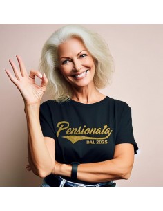 T-shirt Pensionata dal 2025 2