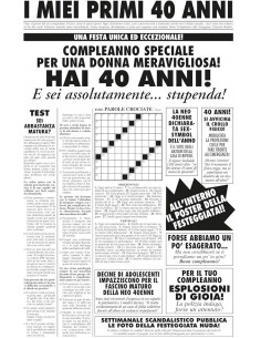Giornale 40 anni Lei
