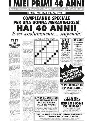 Giornale 40 anni Lei