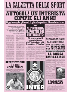Giornale Compleanno Interista