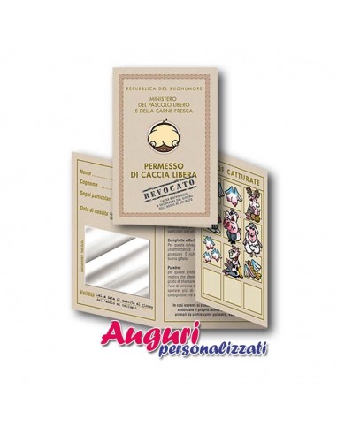 Permesso di caccia per l'amico