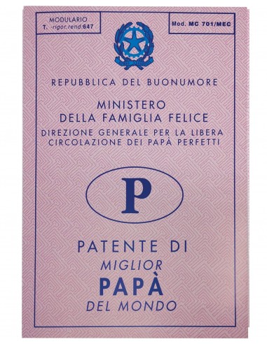 Patente di Miglior Papà