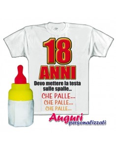 T-shirt in biberon 18 Anni-...