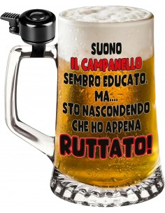 Boccale con campanello Ruttato