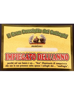 Targa Impiegato Personalizzata 2