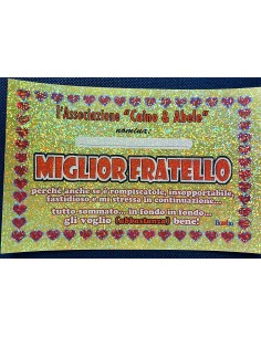 Targa Miglior Fratello... 2