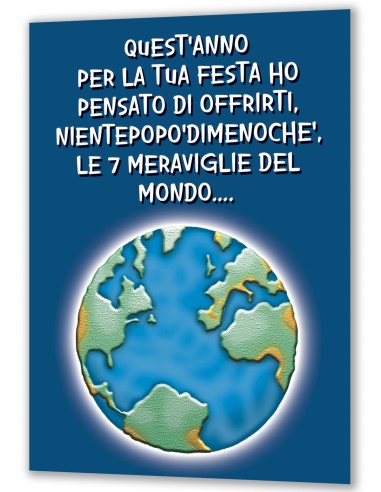 Biglietto sexy-7 Meraviglie del mondo