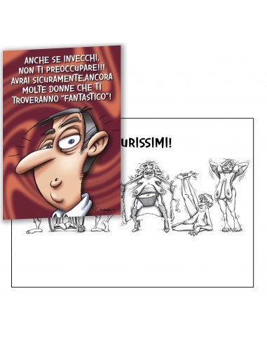 Biglietto sexy auguri-Vecchie...