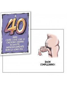 Biglietto sexy-40 anni Lui 2