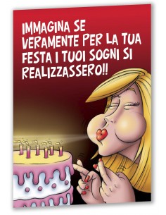 Biglietto sexy auguri-Sogni...