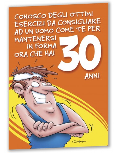 Biglietto sexy-30 anni Lui