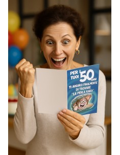 Biglietto sexy-50 anni Lei 2