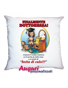 Cuscino laurea dottoressa...