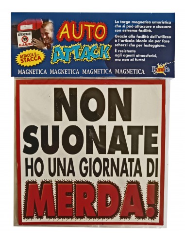 Targhe magnetiche divertenti per auto
