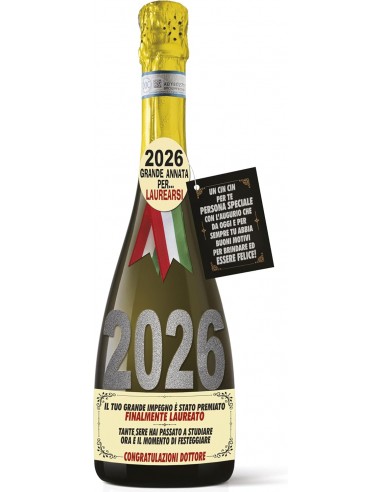 Bottiglia Prosecco 2026-Laurea Lui