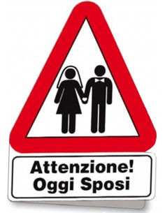 Biglietto segnale-Auguri...