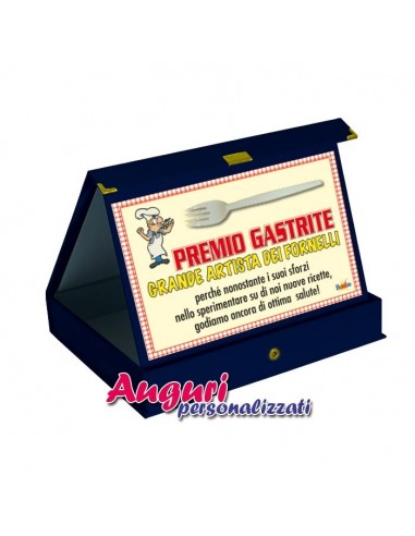Targa premio con applicazione-Chef