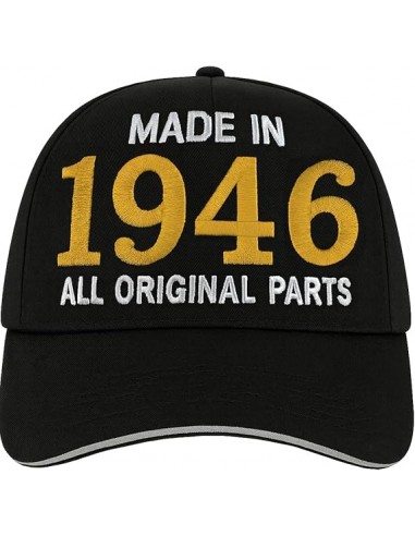 Cappellino compleanno 1946-80 anni