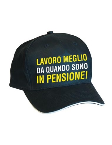 Cappellino Lavoro meglio-Pensione