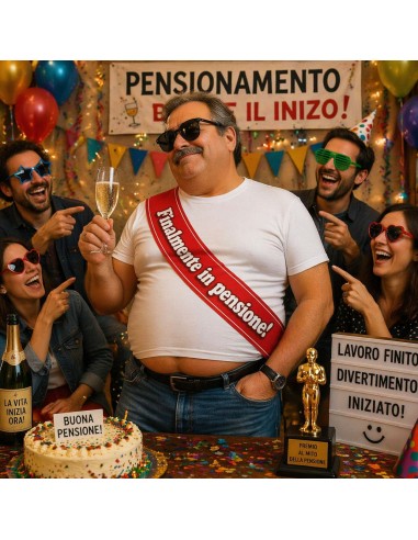 T-shirt con Fascia premio-Pensione