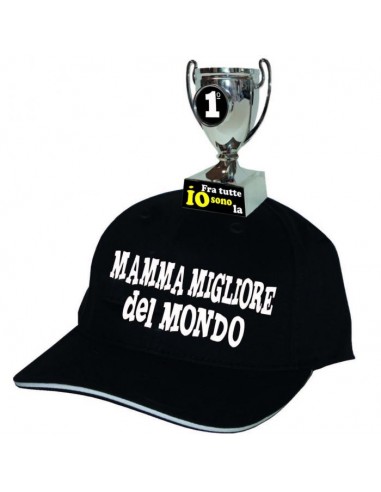 Cappellino con coppa Mamma