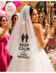 Velo da sposa-KEEP CALM 2