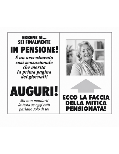 Giornale Pensione Lei-Personalizzato