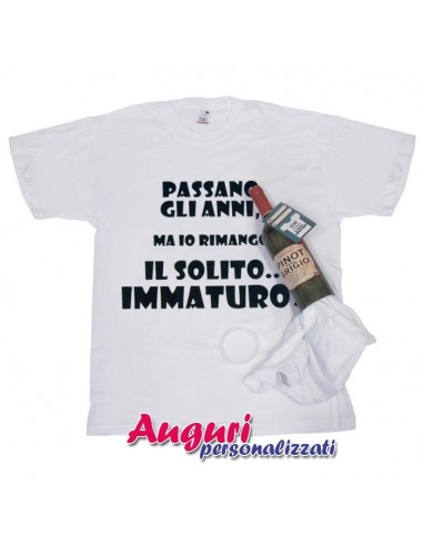 T-shirt in bottiglia-Immaturo