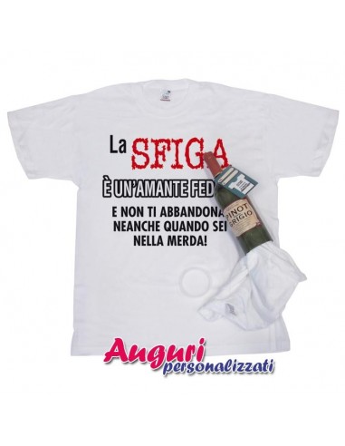 T-shirt in bottiglia-Per sfigati