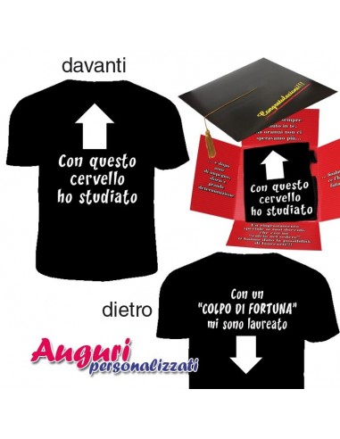 T-shirt Laurea nel cappello Lui