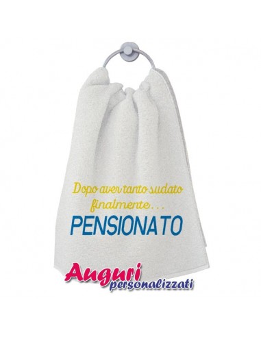 Asciugamano Pensionato-Ricamato
