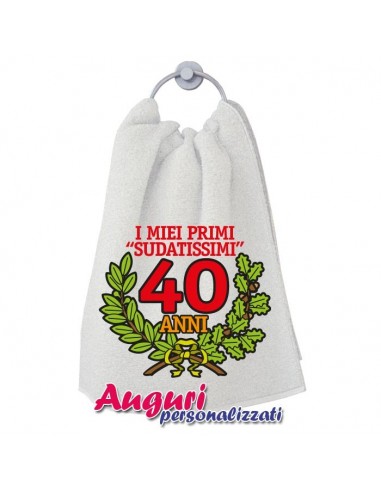 Asciugamano I miei primi 40 anni