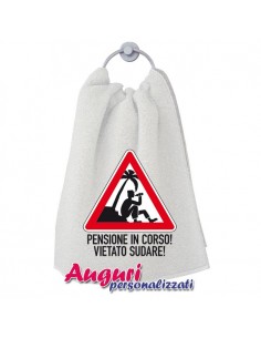Asciugamano-Pensione in corso